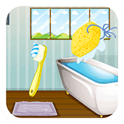 Toothbrush and bathroom